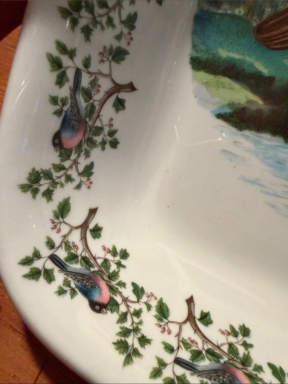 Portmeirion Birds of Britain Wood Duck Baking Dish
